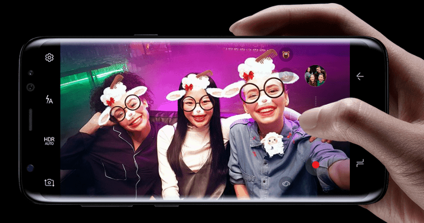 sticker camera selfie samsung galaxy s8