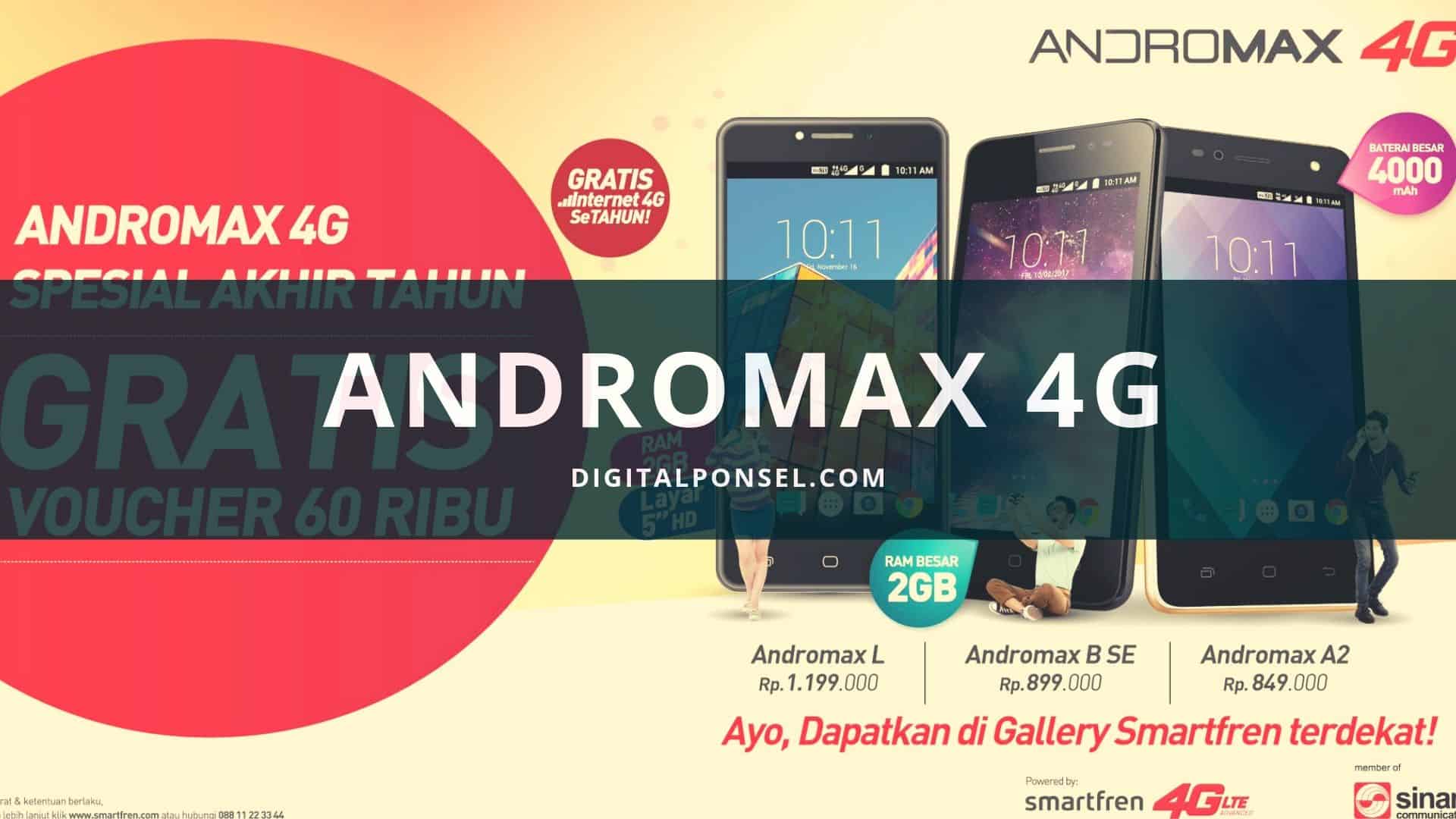 Daftar Harga HP GSM Smartfren Andromax 4G Agustus 2019